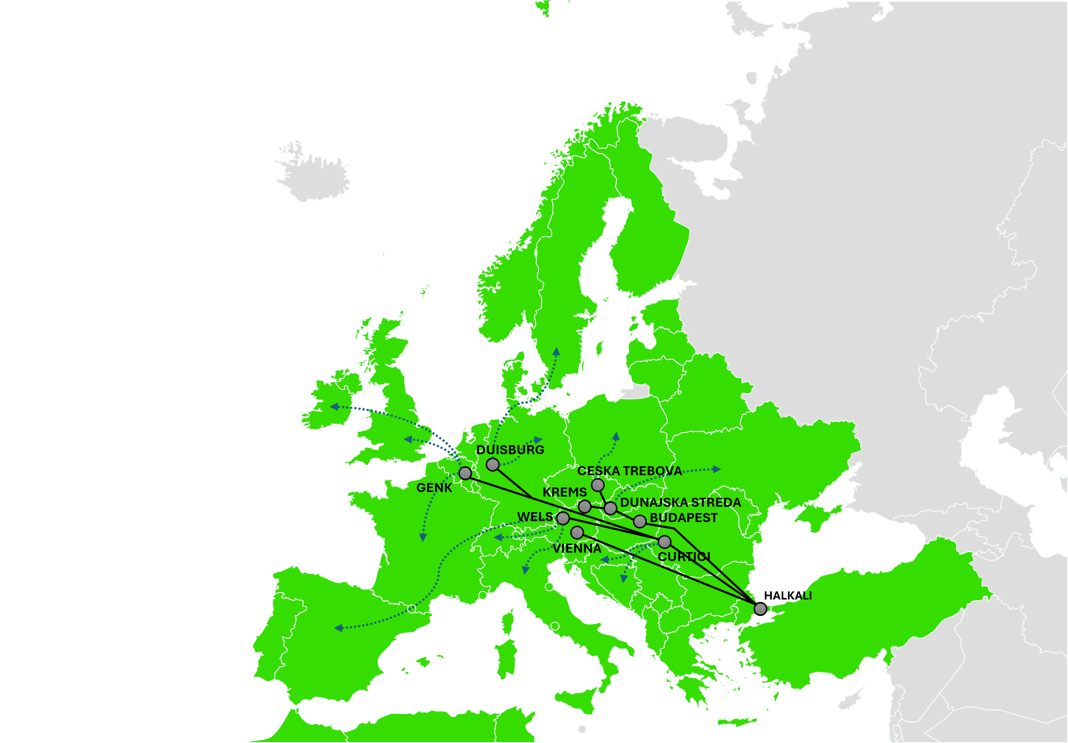 European Rail Freight Corridors