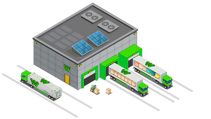 Truck loading visualization